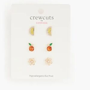 Crewcuts fruit earrings set